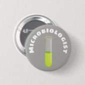 Mikrobiologe Button (Vorne & Hinten)