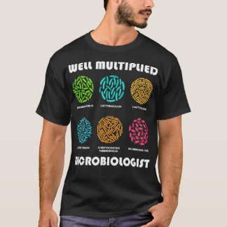 Mikrobiologe Gift Idea Colorful Bacteria Colonie T-Shirt