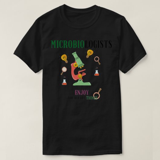 Mikrobiologe lieben die kleinen Dinge, die das Mik T-Shirt (Design vorne)