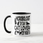 Mikrobiologe Lieben Katzen Tasse (Links)