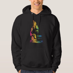 Mikrobiologe Microscope Nerd Medizinisches Laborat Hoodie