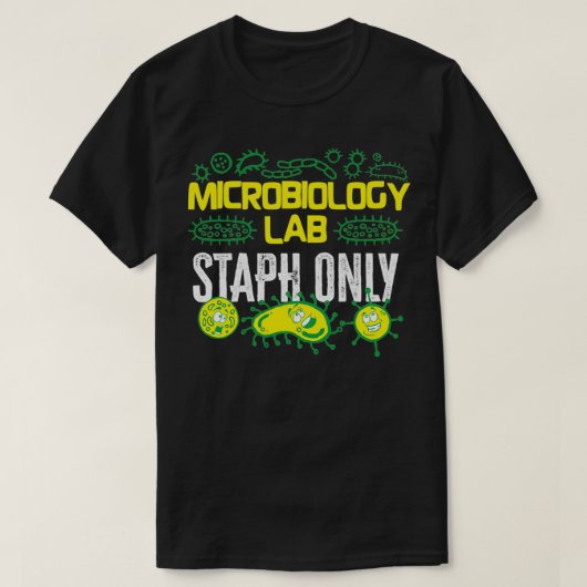 Mikrobiologe Mikrobiologie Labrador Staph Gift Ide T-Shirt (Design vorne)