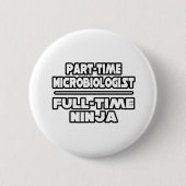 Mikrobiologe/Ninja Button (Vorderseite)