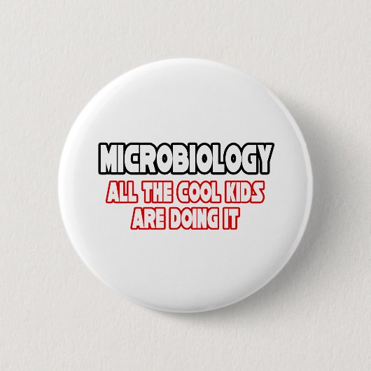 Mikrobiologie.. Coole Kinder Button (Vorderseite)