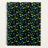 Mikrobiologie - Farbe auf schwarz Planer (Vorderseite)