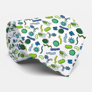 Mikrobiologie - Farbe auf Weiß Krawatte