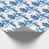 Mikrobiologie Geschenkpapier (Ecke)