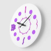 Mikrobiologie Große Wanduhr (Winkel)