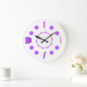 Mikrobiologie Große Wanduhr (Zuhause)