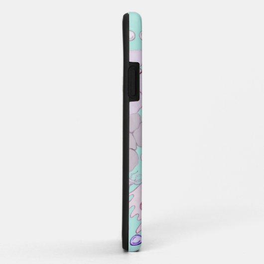 Mikrobiologie im Blau Case-Mate iPhone Hülle (Hinten/Rechts)