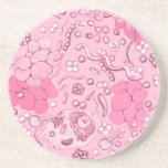 Mikrobiologie im Rosa Getränkeuntersetzer<br><div class="desc">Von einer meiner Skizzen während einer Mikrobiologieklasse.</div>