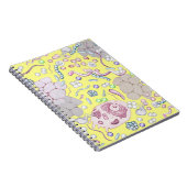 Mikrobiologie in Gelb Notizblock (Rechte Seite)