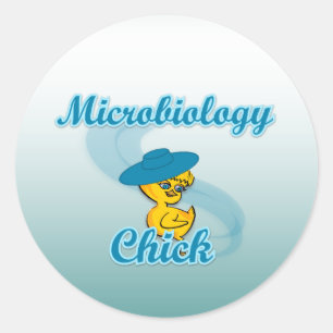 Mikrobiologie-Kick #3 Runder Aufkleber