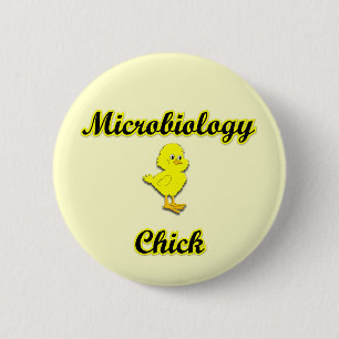 Mikrobiologie-Küken Button