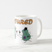 Mikrobiologie-"kultivierte" Tasse (VorderseiteRechts)
