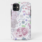 Mikrobiologie-Muster Case-Mate iPhone Hülle (Rückseite)