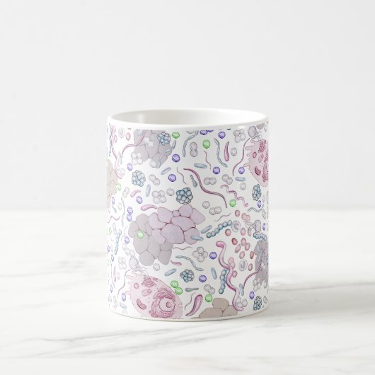 Mikrobiologie-Muster Kaffeetasse (Mittel)