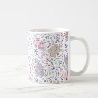 Mikrobiologie-Muster Kaffeetasse