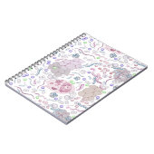 Mikrobiologie-Muster Notizblock (Linke Seite)