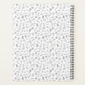 Mikrobiologie - Schwarz auf Weiß Planer (Rückseite)