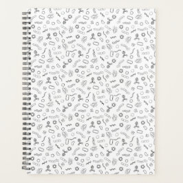 Mikrobiologie - Schwarz auf Weiß Planer