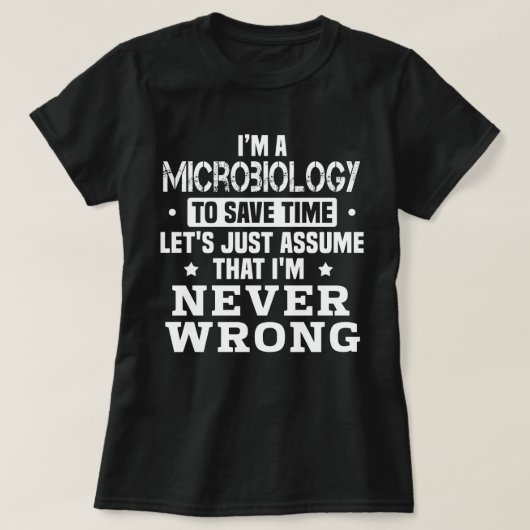 Mikrobiologie T-Shirt (Design vorne)
