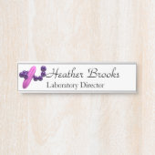 Mikrobiologie Türschild (Vorderseite )