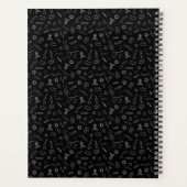 Mikrobiologie - Weiß auf Schwarz Planer (Rückseite)