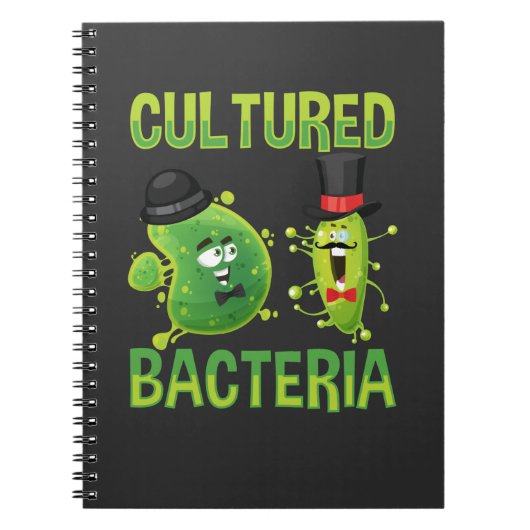 Mikrobiologische Kultur Bacteria Science Pup Notizblock (Vorderseite)