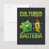 Mikrobiologische Kultur Bacteria Science Pup Postkarte (Vorne/Hinten)