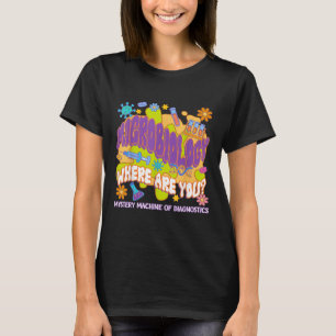 Mikrobiologische Mysteriemaschine für Diagnostik - T-Shirt
