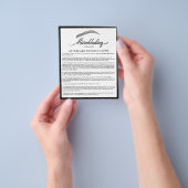 Mikroblading Aftercare Instruction Class Gerahmt Flyer (Gruppe)