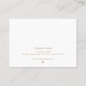 Mikroblading Aftercare Instructions Pink Visitenkarte (Rückseite)