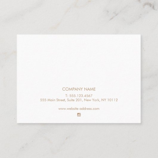 Mikroblading Aftercare Instructions Pink Visitenkarte (Rückseite)