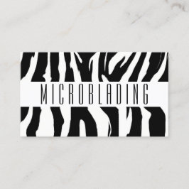 Mikroblading , Augenbrauen, Tattoo, bleibende Make Visitenkarte