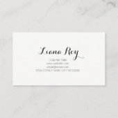 Mikroblading , Augenbrauen, Tattoo, bleibende Make Visitenkarte (Rückseite)