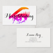 Mikroblading , Augenbrauen, Tattoo, bleibende Make Visitenkarte (Vorne/Hinten)