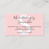 Mikroblasen Heilung nach der Behandlung Visitenkarte (Vorderseite)