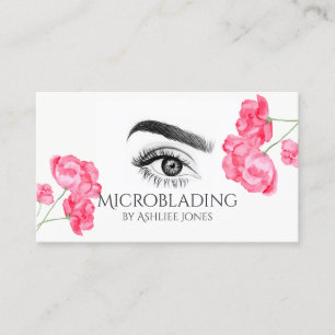 Mikroblende Eyebrows & Lashes Visitenkarte