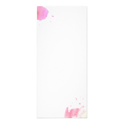 Mikroblendung für kreative Aquarellfarben Werbekarte (Hinten)