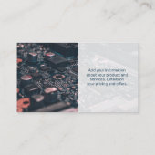 Mikrochip | Motherboard-Technologie Visitenkarte (Rückseite)