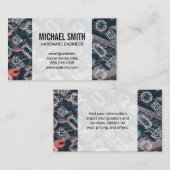 Mikrochip-Muster | Motherboard-Technologie Visitenkarte (Vorne/Hinten)