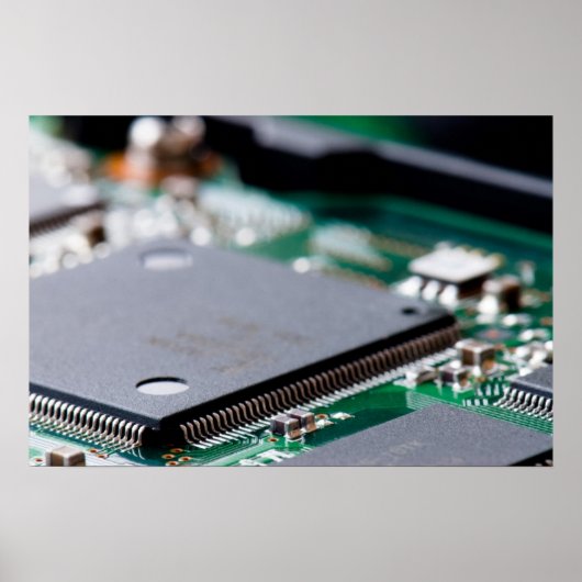 Mikrochip Poster (Vorne)