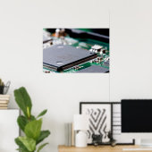 Mikrochip Poster (Heimbüro)