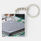 Mikrochip Schlüsselanhänger (Rückseite)