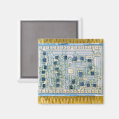 Mikrochips und Schaltkreise Magnet (Vorderseite/Rückseite)