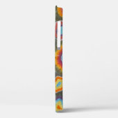 Mikrodot-Gefärbte Krawatte Case-Mate iPhone Hülle (Rückseite / Links)