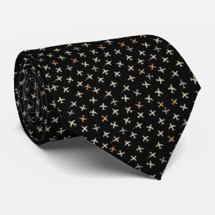 Mikroflugzeuge Pilot Designer Stil Krawatte