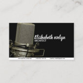 Mikrofon-Audiosignal Visitenkarte (Vorderseite)