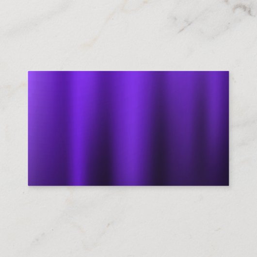 Mikrofon | Digital Sound Wave | Metallic Visitenkarte (Rückseite)